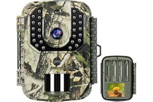 Horsdo Wildkamera 20MP 1080P HD, 940nm IR LEDs Wildkamera mit Bewegungsmelder Nachtsicht, 0.2s Schnelle Trigger IP66 wasserdicht und 120 ° Weitwinkel Nachtsicht Wildkamera mit 32G Speicherkarte