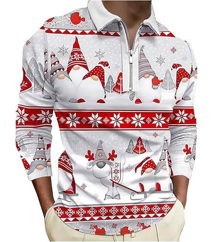 Pull De Noël Homme - Sweat-shirt à Capuche Avec Imprimé 3D Festif, Lai - 2