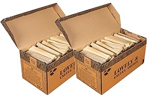 Logpile - Kiln Dried Kindling Wood for Log Burners (2 boxes) | Quick & Easy Fire Lighting Smokeless Fire Starter for Wood burners, Fireplaces, Stoves, Pizza Ovens | Sustainably Sourced Natural Wood
