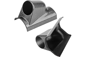 Sorandy Universal Heavy Duty Mätare Hållare Fäste för Bil, Lastbil, Båt, Motorcykel - Hållbar ABS Plast Mount Pod för 52mm 2" Mätare (Enkelt hål)