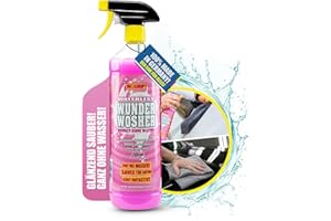 ‎WOSHUP! WOSHUP! Waterless Wunder Wosher Auto Trockenreiniger Xtra Skin Schutzfilm 1000 ml Wasserlos Reinigen Auto Ohne Wasser für Wohnwagen, Wohnmobil, Auto, Motorrad und Boot (1 Liter)