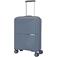 American Tourister AIRCONIC2.0 SP 55 cm Small Cabin Polypropylene (PP) Hard 8 Wheels Spinner Luggage/Suitcase/Trolley Bag for Travel (Gray)