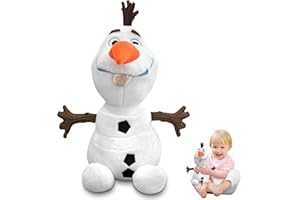 INVASYE Olaf di Frozen - Pupazzo di Neve Peluche 30 cm - Giocattolo Cartoon, Regalo per Ragazzi