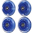 Wiggle Car Polyurethane Replacement Wheels Set Upgrade for Ride-on Toys (Dark Blue)