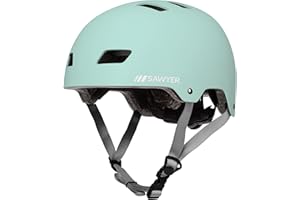 Sawyer Bikes - Casco Deportivo Ajustable (Niños y Adultos)