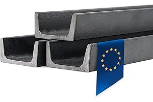 Stahl-Shop24 - U - Stahl UNP Formstahl, U-Profil gekantet, Stahlprofil, U Eisen, U-Profil Stahl, U-Stahl, U-Eisen - Werkstoff: S235JR, Länge:1000 mm, Abmessung:40x20x5 mm