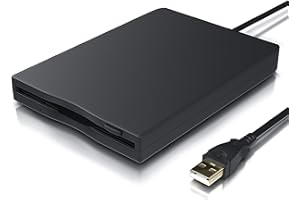 YEY USB Floppy Disk Reader Drive, 3.5” External Portable 1.44 MB FDD Diskette Drive for Mac Windows 10/7/8/XP/Vista PC Laptop Desktop Notebook Computer Plug and Play No Extra Drivers– Black