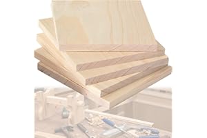 CXAFQ Lot 5 Planches Bois Brut- 1.5cm D'Épaisseur 30 x 30 cm, Minces De Bois Pour Bricolage Artisanate En Bois Modèles Peintures, Modélisation, Décoration d'intérieur, Modèles D'Avions