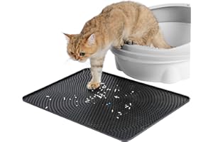 PETTOM Mata do kuwety, wodoodporna, antypoślizgowa, do toalety, 53 x 38 cm