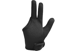 Eson Heat Resistant Gloves 3 Finger for Hair Styling, Professional Heat Resistant Protection Gloves for Hair Styling Curling Wand Flat Iron Unisex Anti-hot Insulation Three Finger Glove