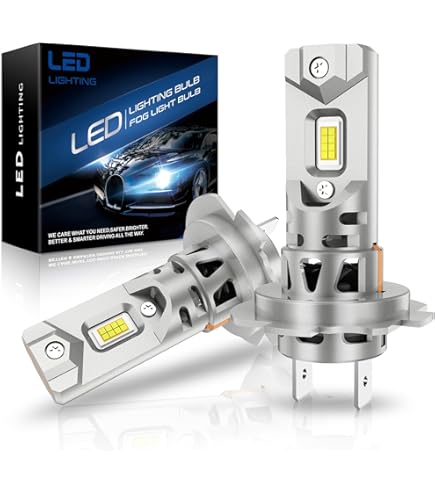 D-Lumina Ledlamp H7, 360 graden, verlichting, 120 W, 28.000 lm, lamp voor led, H7, auto, 12 V, wit, 6500 K, koplampset, 600% super helder, vervanging voor halogeen