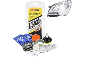 caixing Kit De Réparation De Phare Liquide De Réparation De Phare De Voiture Kit Renovation Phare Voiture Renovateur Phare Voiture Polish Phare Voiture pour La Restauration De Polissage, 11x21.0x6cm