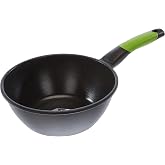 BRA Prior | Wok with handle 24 cm, non-stick cast aluminium | Suitable for all types of cookers, including induction