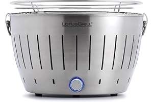 LotusGrill G-SS-34 Barbecue à Charbon Portable couleur argent 35 cm