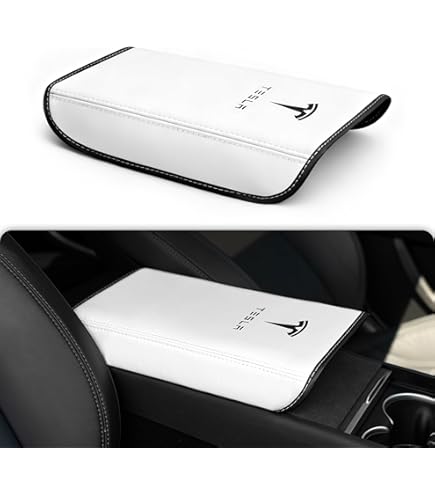 Dusty Pink 5-Piece Center Console Cover Set For Tesla Model 3 (2021-2023) & Model Y (2021-2025) – Sleek Interior Protection & Style