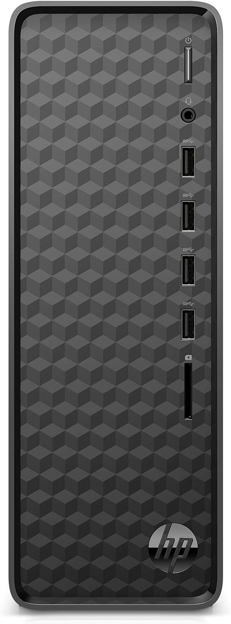 HP Slim Tower Desktop PC (Intel Celeron J4025/Windows 10 Home / 4GB/1TB HDD/M.2 Slot/WiFi/Bluetoot/Jet Black), S01-af1106in