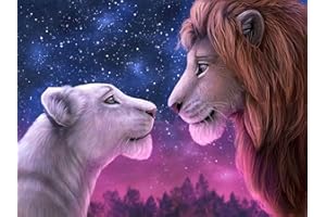 HUASHUZI diamond painting rey leon anime niños pintura de diamante adultos bordado de punto de cruz decoracion 30x40cm 5D DIY art painting kit completo para la decoración de la pared