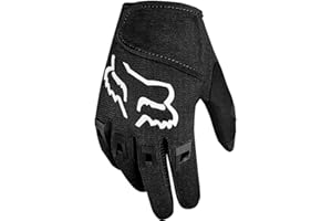 FOX HEAD Fox Dirtpaw Kids Mountain Bike Gloves - Black, Medium (5.2-5.3" length)