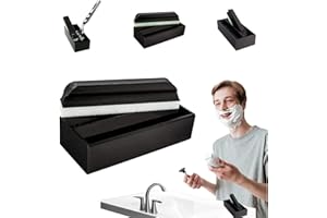 COLEESON Mat's Beard Cleaning and Holder Set Cleaning Tool - 1 Original Sized Beard Cleaning Bar and 1 Beard Cleaning Bar Holder, Men's Cleaning Beard Trim for Cleaning Sinks and countertops (1pcs)