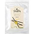 Goodness Vanilla 100% Natural Premium Vanilla Bean Pods for Cooking, Baking, Ice Cream, Coffee Brewing and Desserts - 100 gm (Pack of 1)