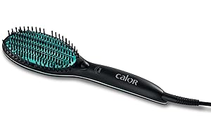 Calor CF5820C0 Brosse Lissante Coiffante Power Straight Spéciale Cheveux Frisés et Crépus Thermo Control