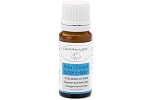 Care4mypet Arnica Globuli Potenz C30 Katzen & Hunde - Erste Hilfe-Mittel. Vorbeugung für Gelenke und den gesamten Organismus, kann bei Stauchungen abschwellend Wirken. Qualität aus Deutschland