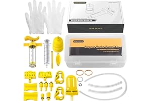 AMTOVL Bicycle Brake Bleed Kit for EZ Shimano Tektro Magura Professional Hydraulic Disc Brake Bleed Kit Tool Set Bicycle Hydraulic Disc Kit