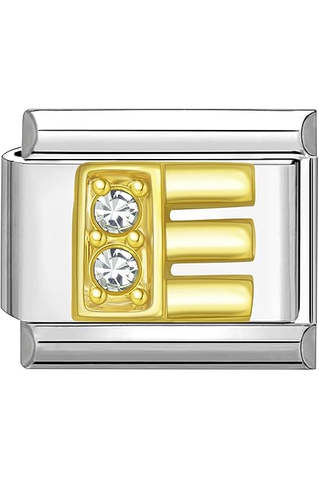 Charm Link Quiges In Acciaio Inox 9mm - Per Bracciali Italian Style, Design Moderno E Versatile - Foto 6