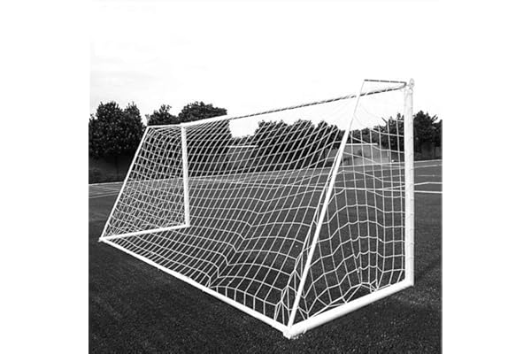 Aoneky Filet de Football 7.3x2.4m/3x2m /5.5x2.1m/1.8x1.2m /2.4x1.8m, Corde Polyéthylène 2/2.5/3mm - Filet de But Football, sans Cadre