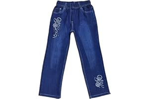 Girls Fashion Mädchen Jeans Hose Stretch, M4e