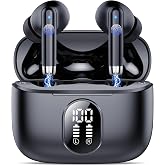 QXQ S26 Wireless Bluetooth 5.4 Headphones with ENC Noise Reduction | 6D Stereo Bluetooth Wireless Headphones, 40 Hours Headph