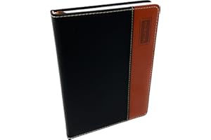 AMLI Buchkalender 2025 A5 1 Tag 1 Seite - Hochwertiger Hardcover, Softtouch Terminplaner | Kalender Buch 2025 | Jahresplaner 2025 Buch (Schwarz)