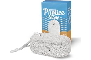 N NIMXY NIMXY Large Pumice Stone for Feet and Hands 1 Pc – Feet Hard Skin Remover – Foot Scrubber for Dead Skin – Natural Foot File and Callus Remover for Skin Exfoliation (Grey)