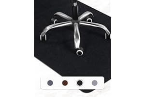 JUTYUM 90 x 140 cm Protector Suelo Silla Ruedas, Negro, Protector Suelo Silla, Antideslizante Protector Suelo, Alfombra Silla Ruedas, Alfombra Silla Gaming, Tapete de Protección de Madera/baldosas