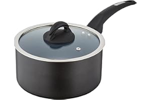 Tower T80358 Cerasure 20cm Saucepan with Non-Stick Coating, Suitable for all Hob Types, Graphite