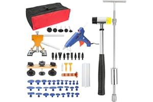 Tubiaz Dellen Kit de réparation de bosses 57 pièces avec extracteur de bosses et pistolet à colle chaude
