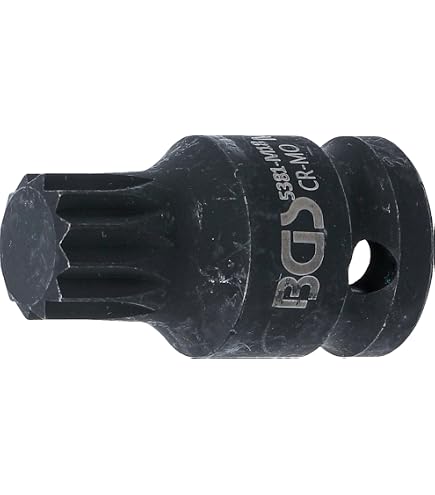 BGS 4350 | Bit-Einsatz | 12,5 mm (1/2) | Innenvielzahn (für XZN) M5