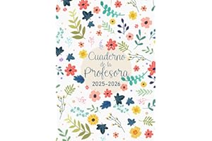 Cuaderno de la profesora 2025-2026: Agenda Semanal A4 para Profesorado de Infantil, Primaria y Secundaria - Ideal como Regalo para Maestros y Maestras