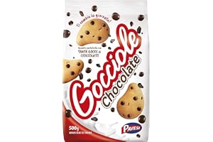 3 x Pavesi "Gocciole Chocolate" kakor med kottdroppar, 500 g