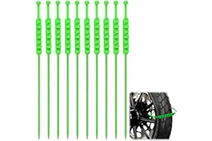 BTRONSN 10 cadenas para neumáticos de motocicleta, bridas para neumáticos de nieve de invierno, reutilizables, ajustables, an