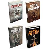 h&uuml;k&uuml;mdarlar seti: Timur, B&uuml;y&uuml;k İskender, Cengiz Han, Attila