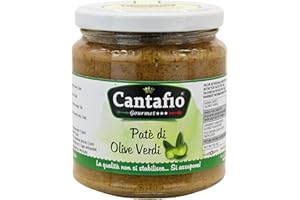 Cantafio Gourmet Patè di Olive Verdi sott'olio vaso da 280g | Sapori di Calabria