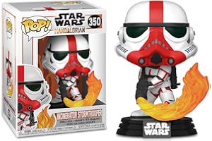 Funko Pop! Star Wars: The Mandalorian - Red Stripe - Incinerator Stormtrooper - Figurine en Vinyle à Collectionner - Idée de Cadeau - Produits Officiels - Jouets pour Les Enfants et Adultes - TV Fans