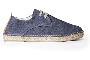 TONI PONS Dixon - Alpargata de Cordones para Hombre elaborada en Tejido de algodón.