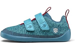Affenzahn Barfußschuh Knit Happy, 28/28 Kinder, Hai blau
