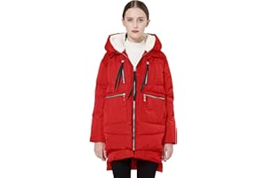 Orolay Abrigos de Plumón para Mujer Chaqueta Mujer Invierno Down Hooded Jacket