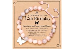 Vesmiga 6-16 Year Old Gifts for Girls Birthday Presents - Butterfly Bracelets Cool Teenage Girl Gifts for Daughter Sister Granddaughter Niece 6th-16th Birthday Decorations Girl