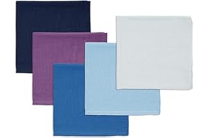 HANS NATUR Bio Jahreszeiten Spieltücher 100% Bio-Baumwolle (kbA) GOTS zertifiziert, Winter, 115 x 105 cm, 5er-Set