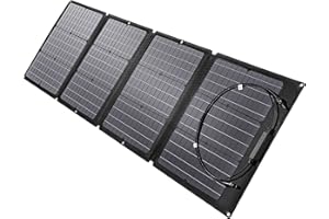 ECOFLOW 110W Solar Panel, Solarpanels Faltbar Solarmodul für Delta & RIVER Serie Tragbare Powerstation, Photovoltaik Modul Solaranlage für Outdoor Garten Balkon Wohnwagen Camping