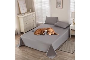 MENAYODA Coperta impermeabile per cani, 200 x 230 cm, impermeabile, resistente alle urine, per divano, letto, antiscivolo, lavabile, per gatti e cani (200 x 230 cm)